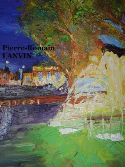 Pierre-Romain LANVIN : fontaine de l'esplanade
